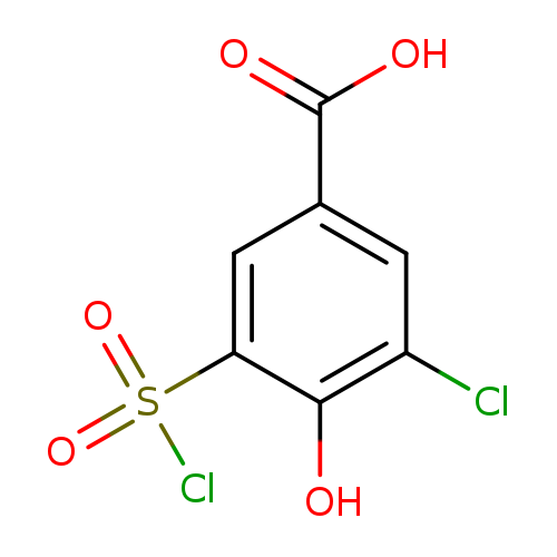 3-Chloro-5-(Chlorosulfonyl)-4-Hydroxybenzoic Acid