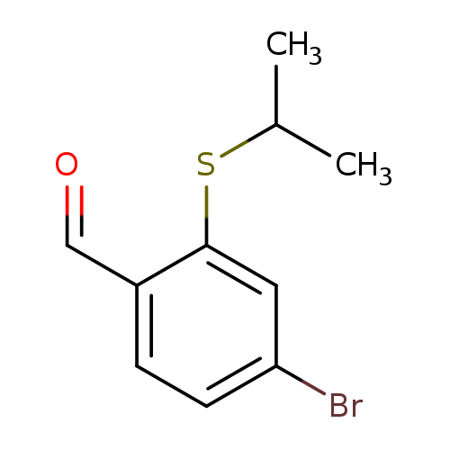 4-Bromo-2-(propan-2-ylsulfanyl)benzaldehyde