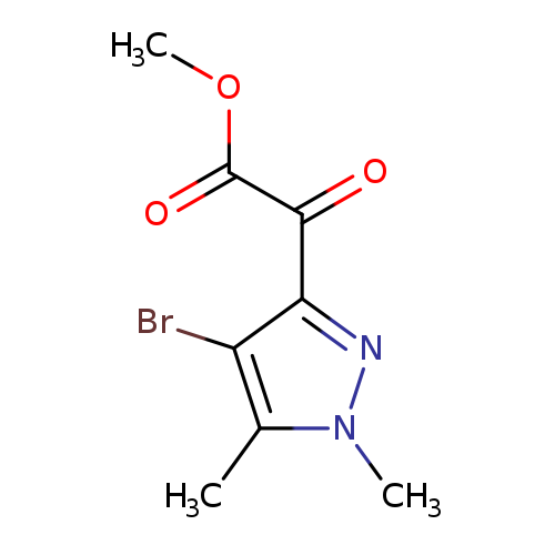 methyl 2-(4-bromo-1,5-dimethyl-1H-pyrazol-3-yl)-2-oxoacetate