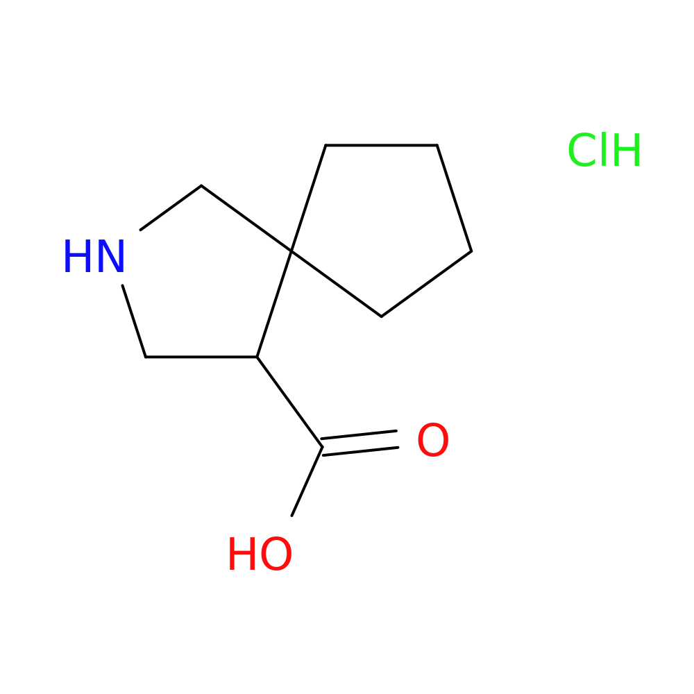 2-azaspiro[4.4]nonane-4-carboxylic acid hydrochloride