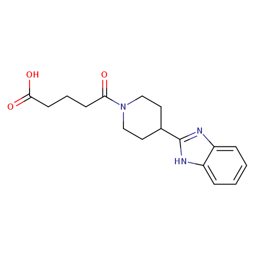 5-(4-(1H-benzo[d]imidazol-2-yl)piperidin-1-yl)-5-oxopentanoic acid
