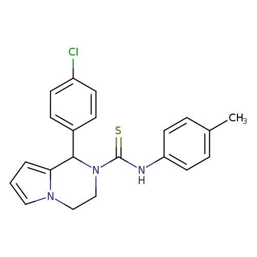 1-(4-chlorophenyl)-N-(4-methylphenyl)-1H,2H,3H,4H-pyrrolo[1,2-a]pyrazine-2-carbothioamide