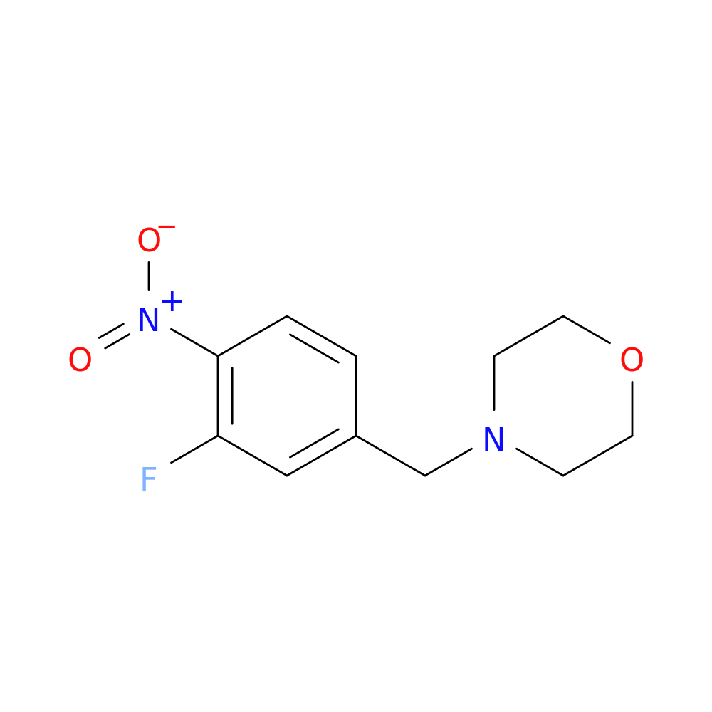 4-(3-Fluoro-4-nitrobenzyl)morpholine