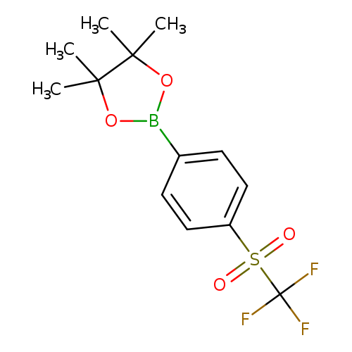 2-(4-TRIFLUOROMETHANESULFONYL-PHENYL)-4,4,5,5-TETRAMETHYL-[1,3,2] DIOXABOROLANE