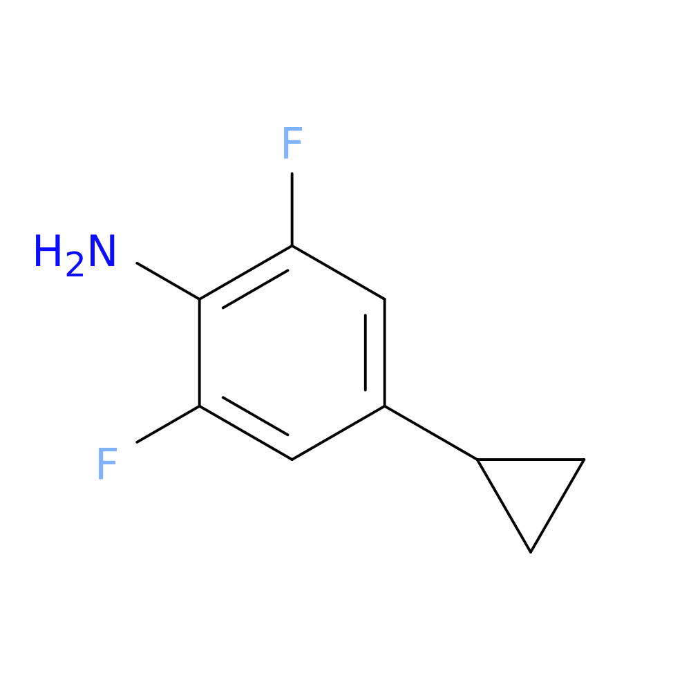 4-cyclopropyl-2,6-difluoroaniline