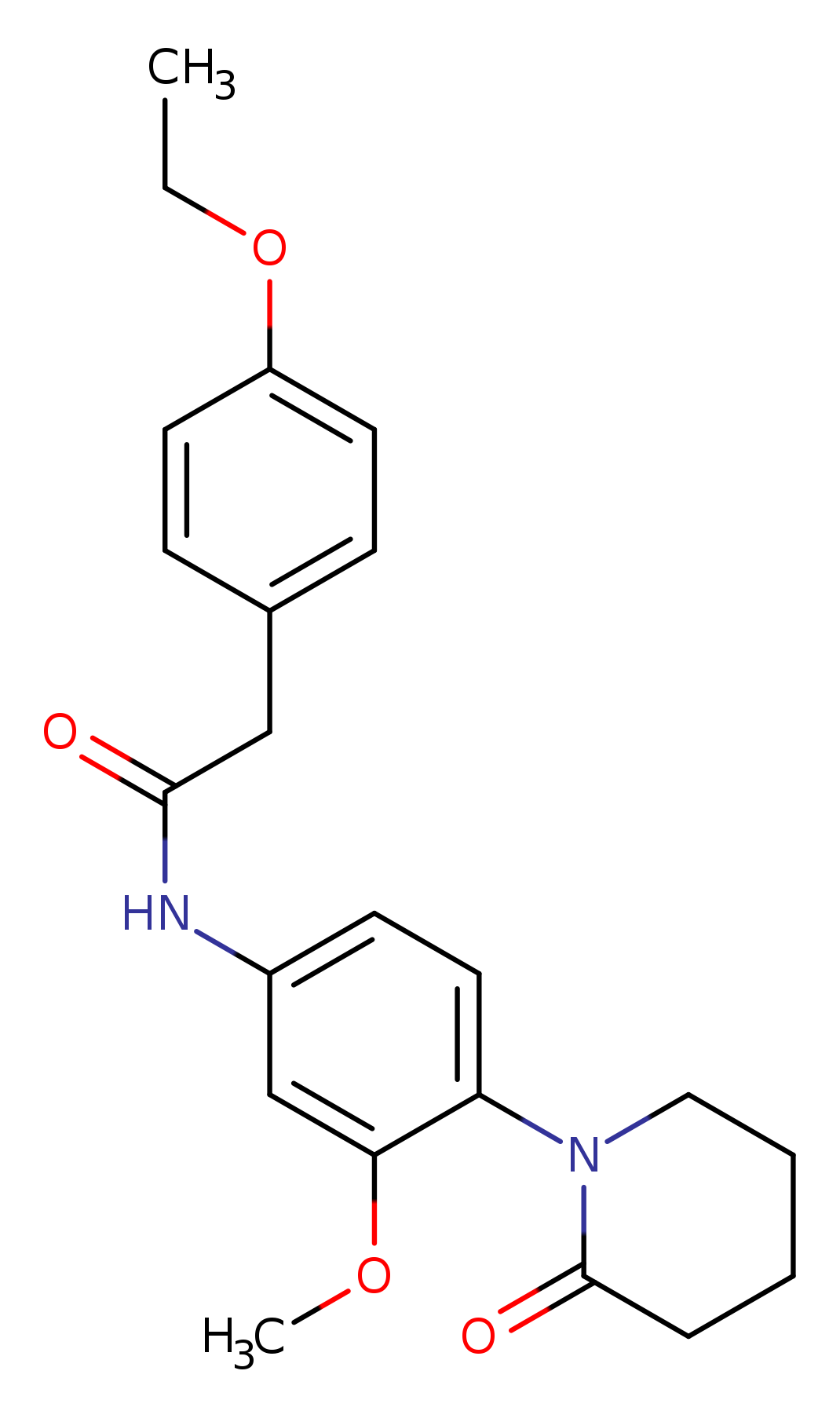 2-(4-ethoxyphenyl)-N-[3-methoxy-4-(2-oxopiperidin-1-yl)phenyl]acetamide