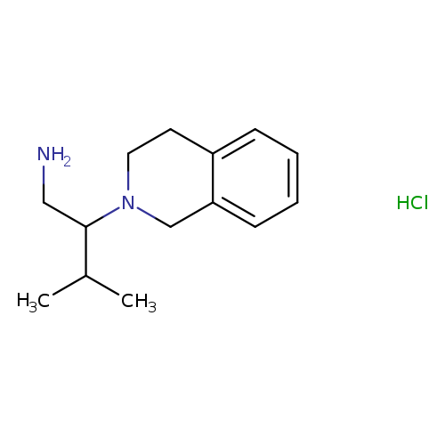 3-methyl-2-(1,2,3,4-tetrahydroisoquinolin-2-yl)butan-1-amine hydrochloride