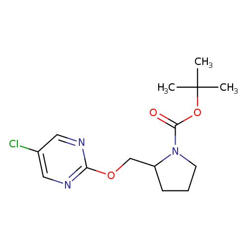 1-Pyrrolidinecarboxylic acid, 2-[[(5-chloro-2-pyrimidinyl)oxy]methyl]-, 1,1-dimethylethyl ester