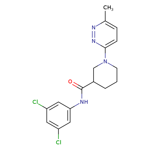 N-(3,5-dichlorophenyl)-1-(6-methylpyridazin-3-yl)piperidine-3-carboxamide