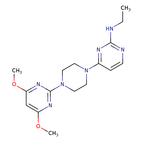 4-[4-(4,6-dimethoxypyrimidin-2-yl)piperazin-1-yl]-N-ethylpyrimidin-2-amine