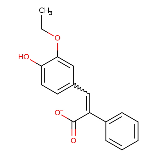 3-(3-Ethoxy-4-hydroxyphenyl)-2-phenylacrylic acid