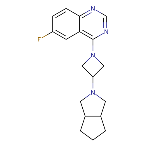 6-fluoro-4-(3-{octahydrocyclopenta[c]pyrrol-2-yl}azetidin-1-yl)quinazoline