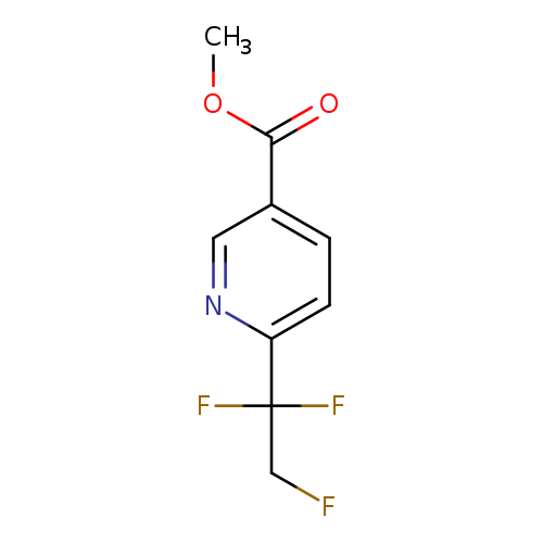 methyl 6-(1,1,2-trifluoroethyl)pyridine-3-carboxylate