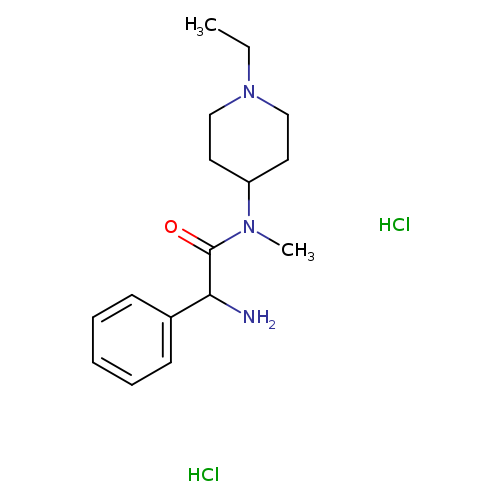 2-amino-N-(1-ethylpiperidin-4-yl)-N-methyl-2-phenylacetamide dihydrochloride