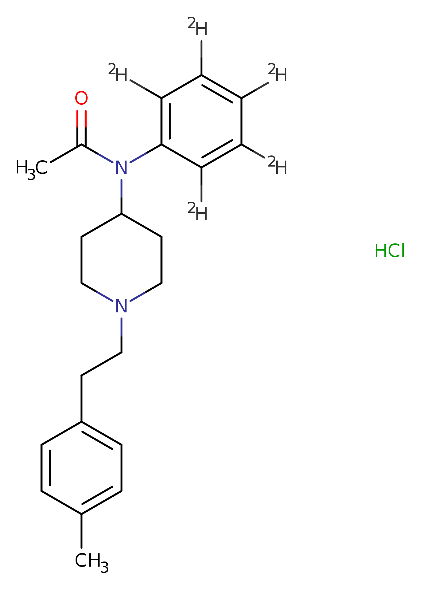 N-[1-[2-(4-methylphenyl)ethyl]-4-piperidinyl]-N-phenyl-d5-acetamide,monohydrochloride