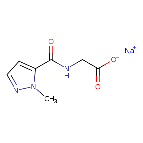 sodium 2-[(1-methyl-1H-pyrazol-5-yl)formamido]acetate
