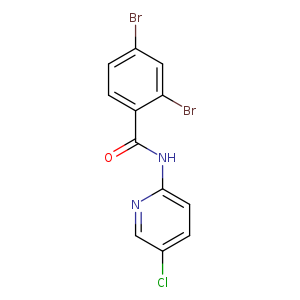 2,4-dibromo-N-(5-chloro-2-pyridinyl)benzamide