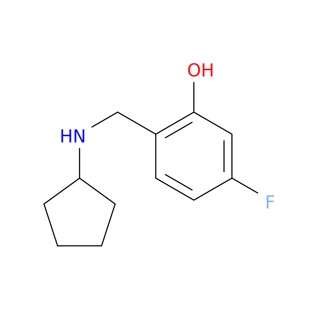 2-(Cyclopentylamino)methyl-5-fluorophenol