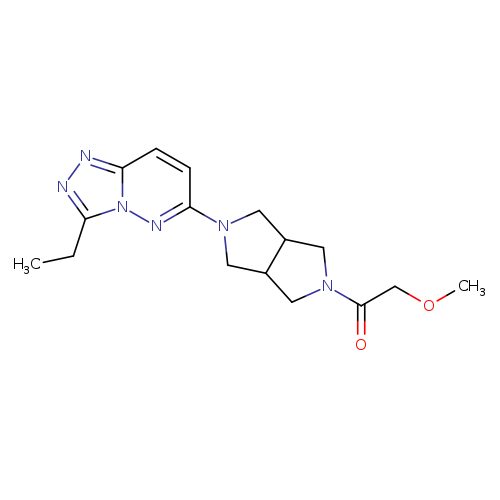 1-(5-{3-ethyl-[1,2,4]triazolo[4,3-b]pyridazin-6-yl}-octahydropyrrolo[3,4-c]pyrrol-2-yl)-2-methoxyethan-1-one