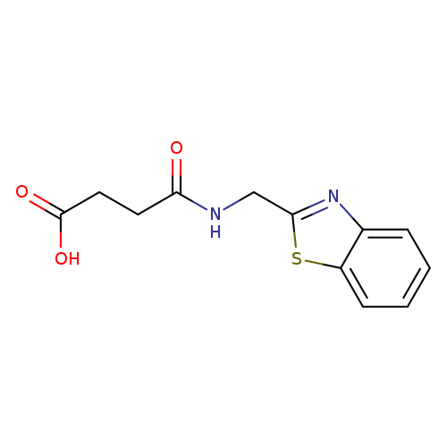4-((benzo[d]thiazol-2-ylmethyl)amino)-4-oxobutanoic acid