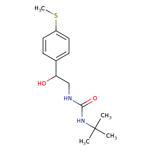 3-tert-butyl-1-{2-hydroxy-2-[4-(methylsulfanyl)phenyl]ethyl}urea