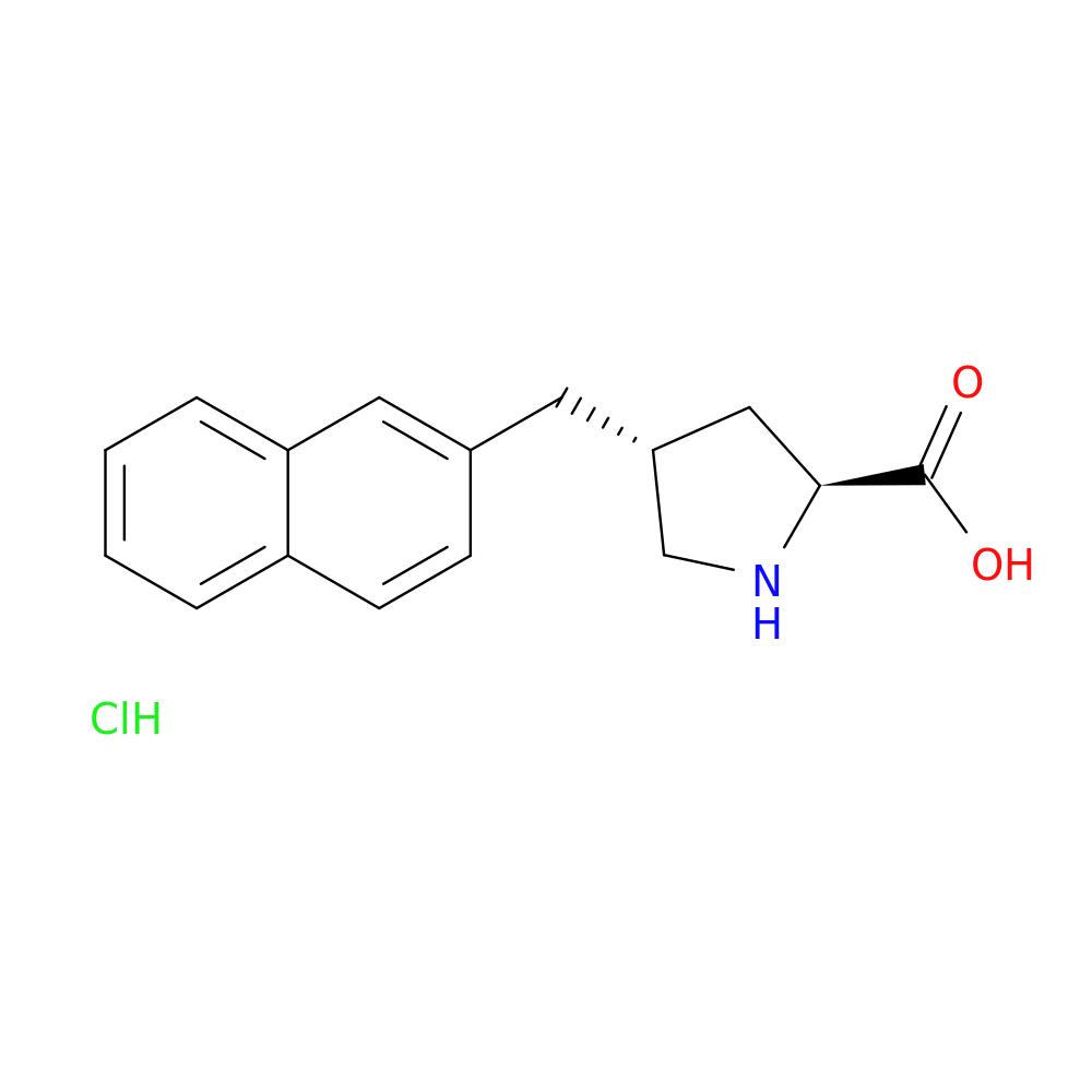 (2S,4R)-4-(Naphthalen-2-ylmethyl)pyrrolidine-2-carboxylic acid hydrochloride