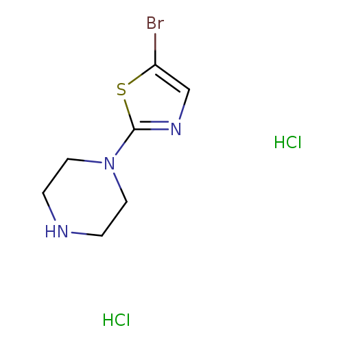1-(5-bromo-1,3-thiazol-2-yl)piperazinedihydrochloride