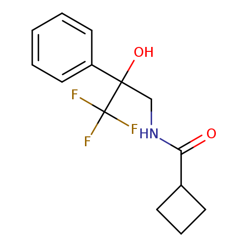 N-(3,3,3-trifluoro-2-hydroxy-2-phenylpropyl)cyclobutanecarboxamide