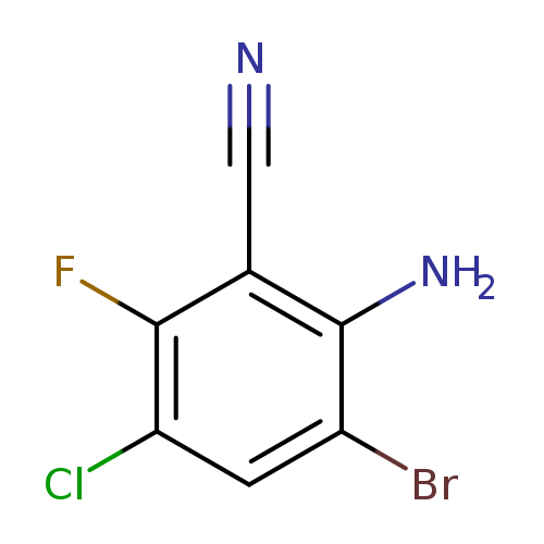 2-Amino-3-bromo-5-chloro-6-fluorobenzonitrile