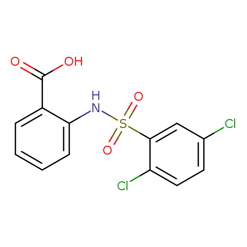 2-(2,5-dichlorobenzenesulfonamido)benzoic acid