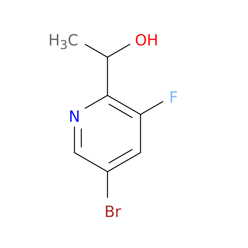2-Pyridinemethanol, 5-bromo-3-fluoro-α-methyl-
