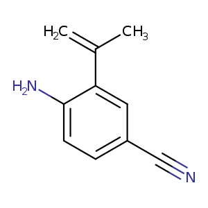 4-amino-3-(prop-1-en-2-yl)benzonitrile