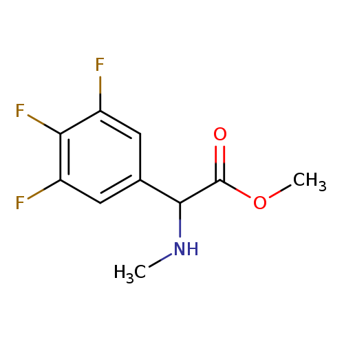 methyl 2-(methylamino)-2-(3,4,5-trifluorophenyl)acetate
