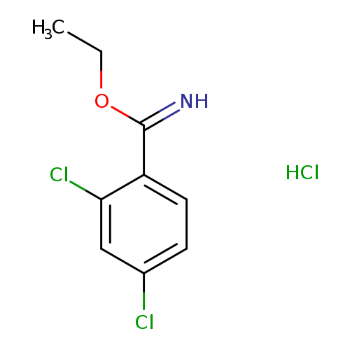 ethyl 2,4-dichlorobenzene-1-carboximidate hydrochloride