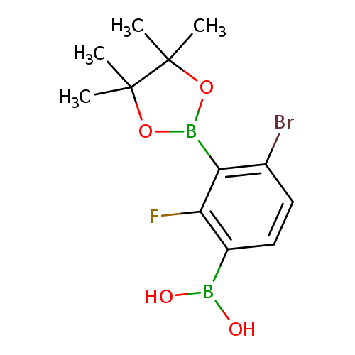 3-Borono-6-bromo-2-fluorophenylboronic acid pinacol ester