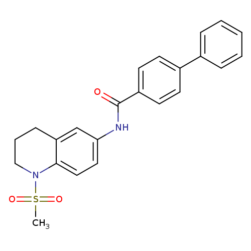 N-(1-methanesulfonyl-1,2,3,4-tetrahydroquinolin-6-yl)-[1,1'-biphenyl]-4-carboxamide