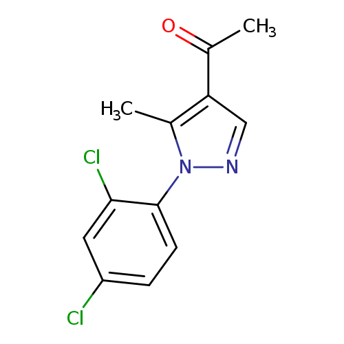 1-[1-(2,4-dichlorophenyl)-5-methyl-1H-pyrazol-4-yl]ethan-1-one