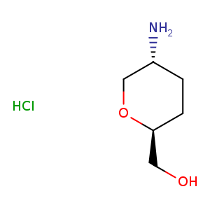 ((2S,5R)-5-Aminotetrahydro-2H-pyran-2-yl)methanol hydrochloride