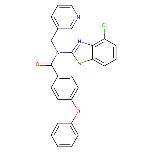 N-(4-chloro-1,3-benzothiazol-2-yl)-4-phenoxy-N-[(pyridin-3-yl)methyl]benzamide