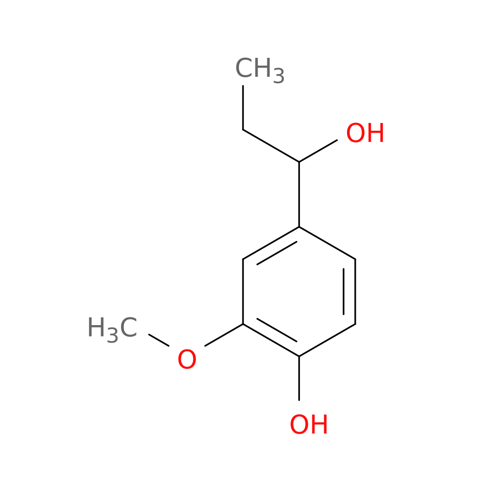 4-(1-Hydroxypropyl)-2-methoxyphenol