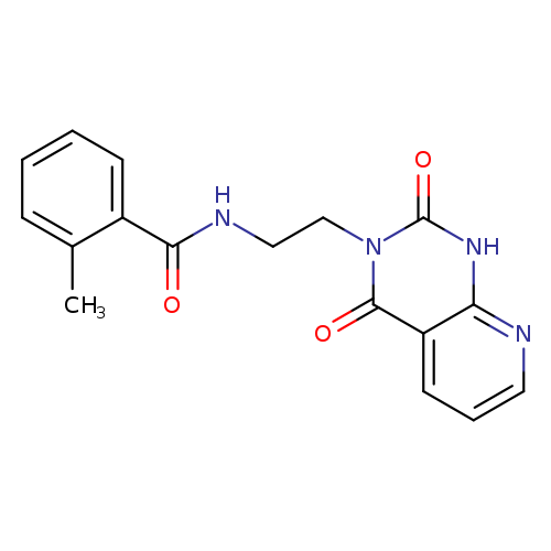 N-(2-{2,4-dioxo-1H,2H,3H,4H-pyrido[2,3-d]pyrimidin-3-yl}ethyl)-2-methylbenzamide