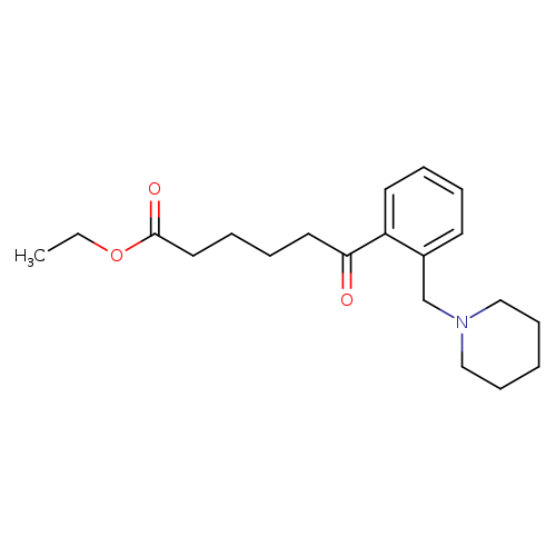 Ethyl 6-oxo-6-[2-(piperidinomethyl)phenyl]hexanoate