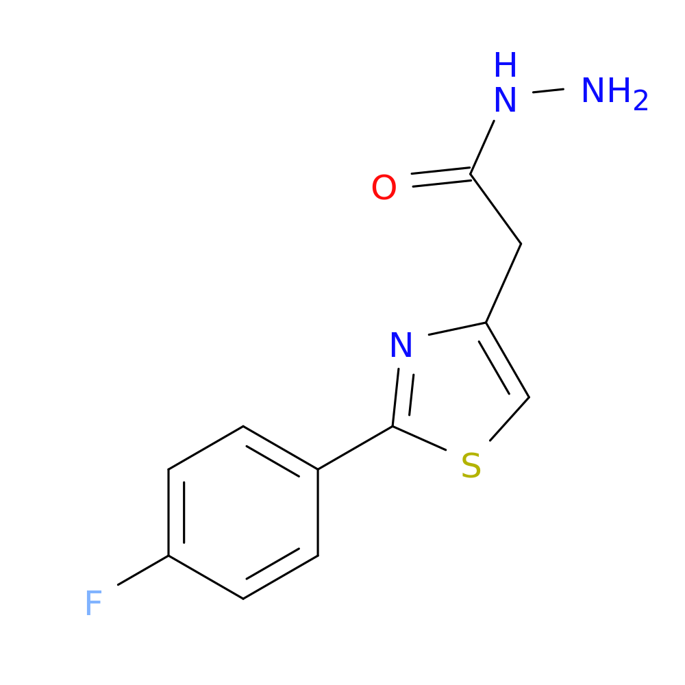 2-[2-(4-fluorophenyl)-1,3-thiazol-4-yl]acetohydrazide