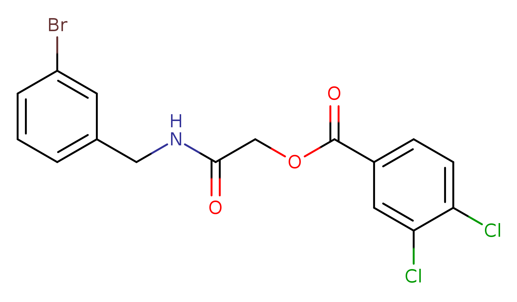 {[(3-bromophenyl)methyl]carbamoyl}methyl 3,4-dichlorobenzoate