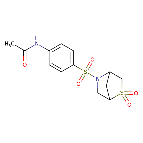 N-[4-({2,2-dioxo-2lambda6-thia-5-azabicyclo[2.2.1]heptan-5-yl}sulfonyl)phenyl]acetamide