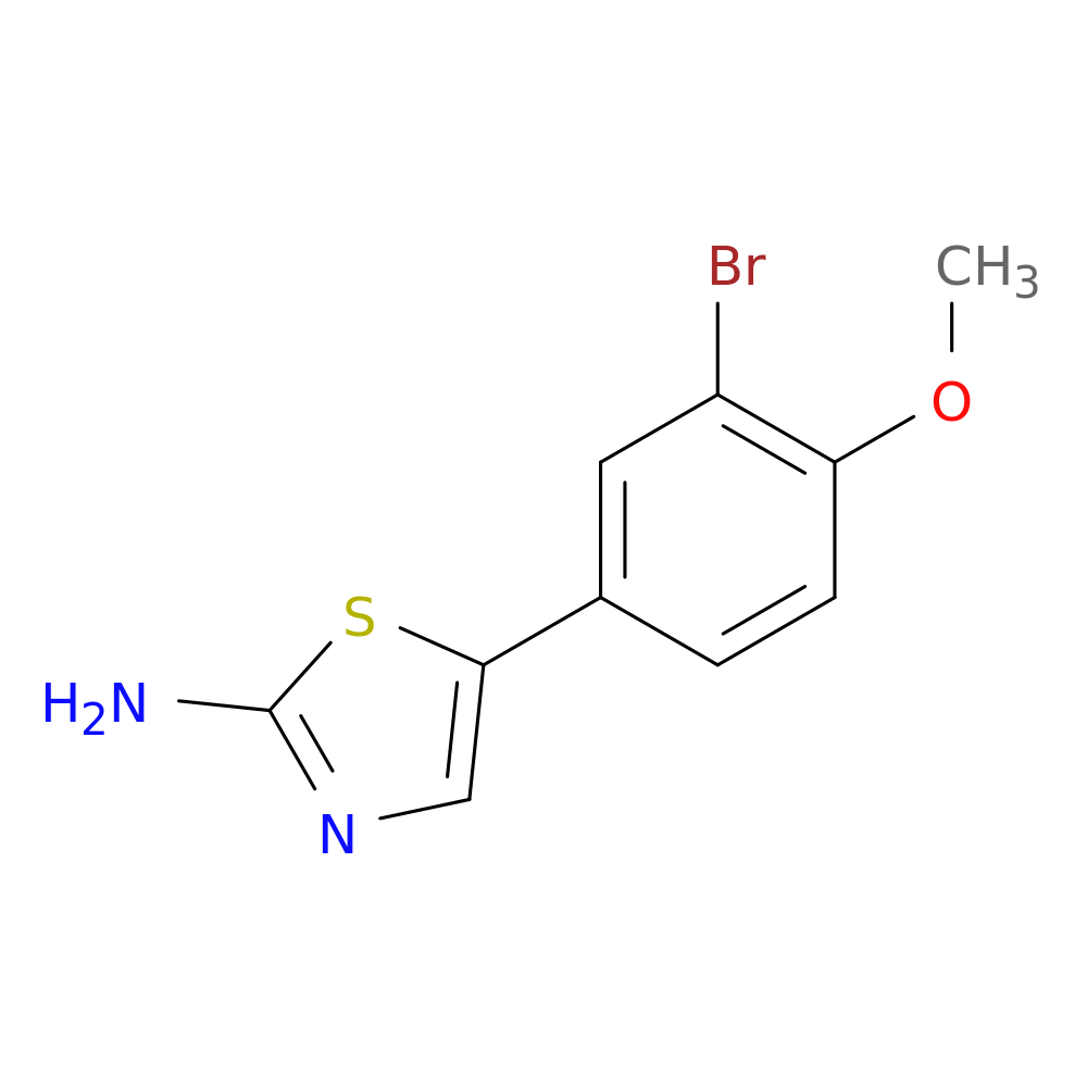 5-(3-Bromo-4-methoxyphenyl)thiazol-2-amine