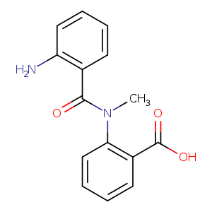 2-(N-methyl2-aminobenzamido)benzoic acid