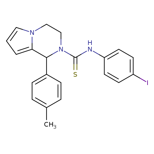 N-(4-iodophenyl)-1-(4-methylphenyl)-1H,2H,3H,4H-pyrrolo[1,2-a]pyrazine-2-carbothioamide