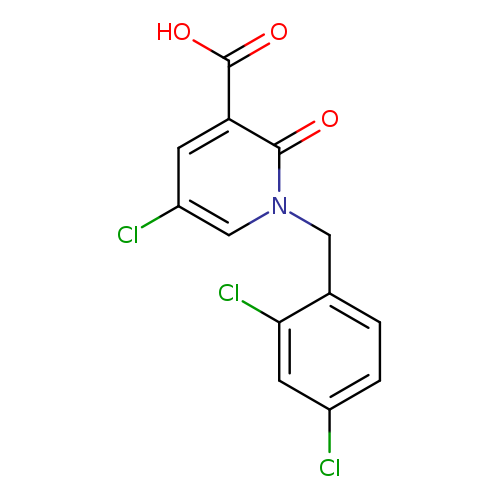 5-chloro-1-[(2,4-dichlorophenyl)methyl]-2-oxo-1,2-dihydropyridine-3-carboxylic acid