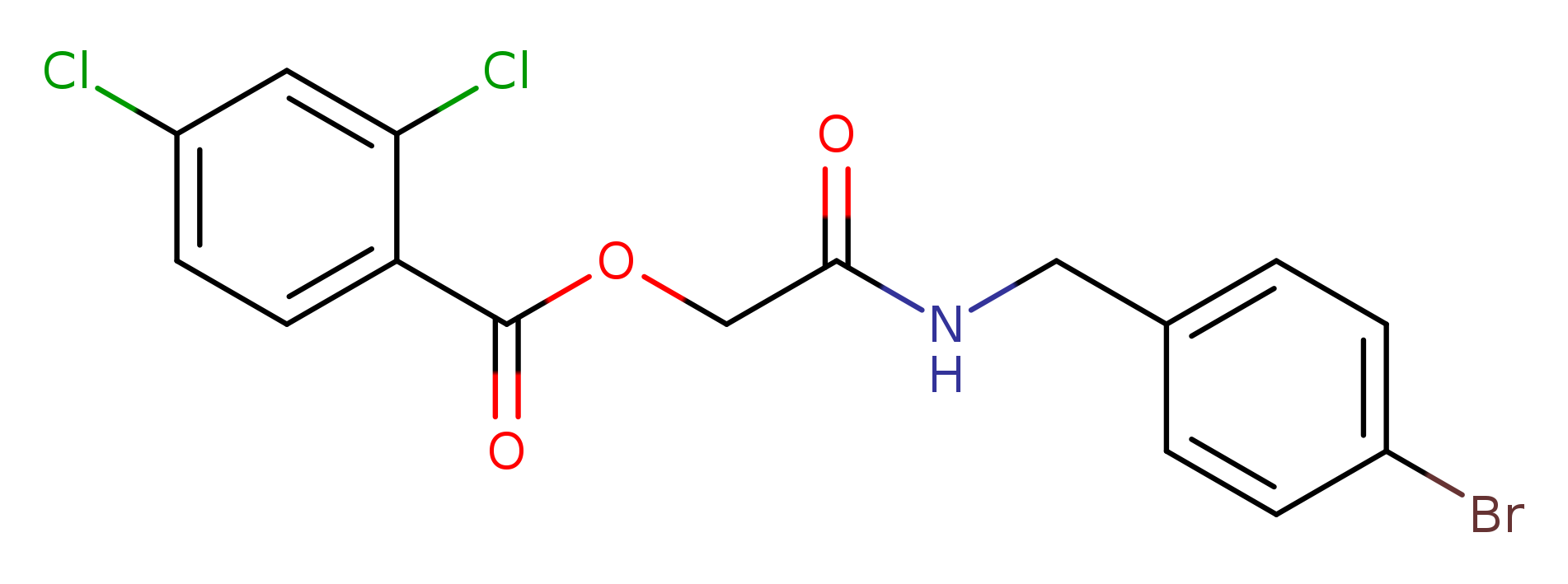 {[(4-bromophenyl)methyl]carbamoyl}methyl 2,4-dichlorobenzoate